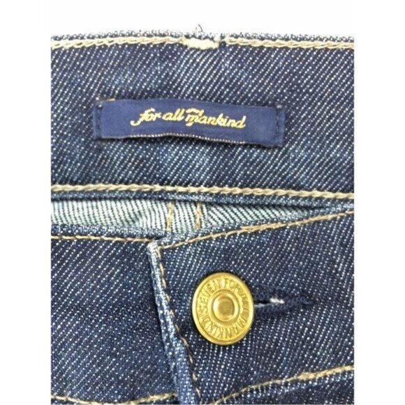 Vintage Y2K 7 For All Mankind Bootcut Low Rise Jeans 28 Streetwear Casual Denim - Picture 8 of 9